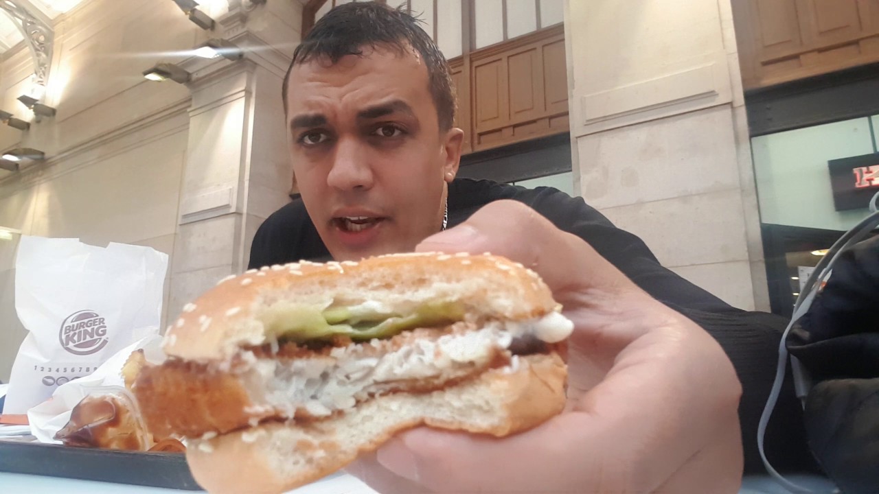 Thekairi78 au Burger King - dégustation d'un big fish