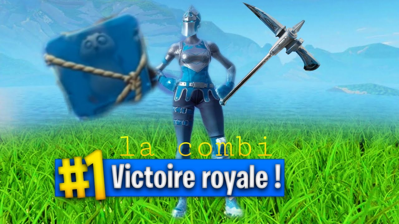 Fortnite top 1 avec la chevaleresse rouge glaciaire + la nouvelle pioche des 14 jours de fortnite