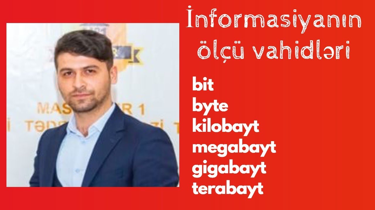 İnformasiyanın ölçü vahidləri