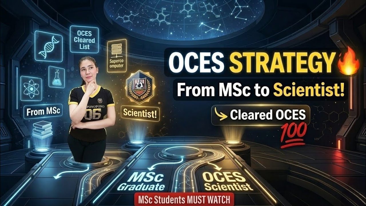 OCES Chemistry Strategy (Insights from a Scientific Officer) | Booklist, Guidance, Strategy, etc