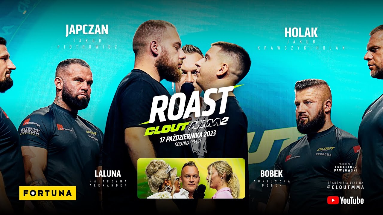 CLOUT MMA 2 Roast: JAPCZAN vs HOLAK / LALUNA vs BOBEK