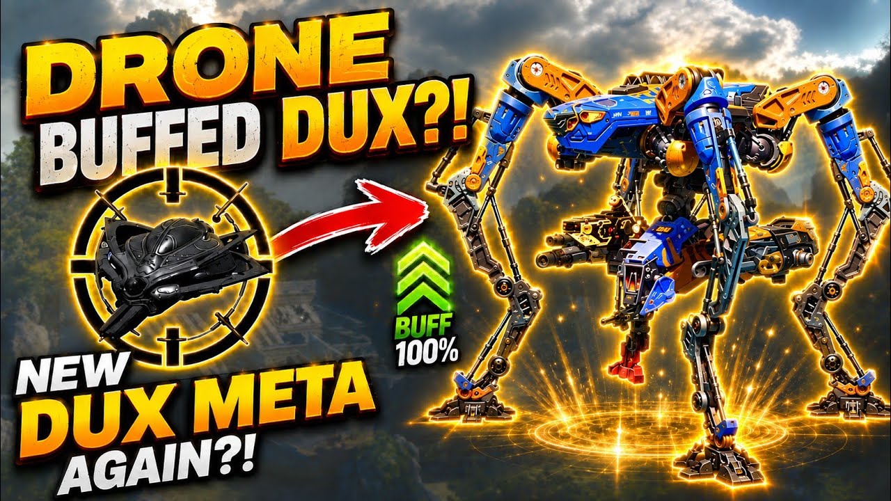 This Drone Revives DUX, 💪Scourveil DUX GAMEPLAY!! Meta Again!?🔥 - War Robots