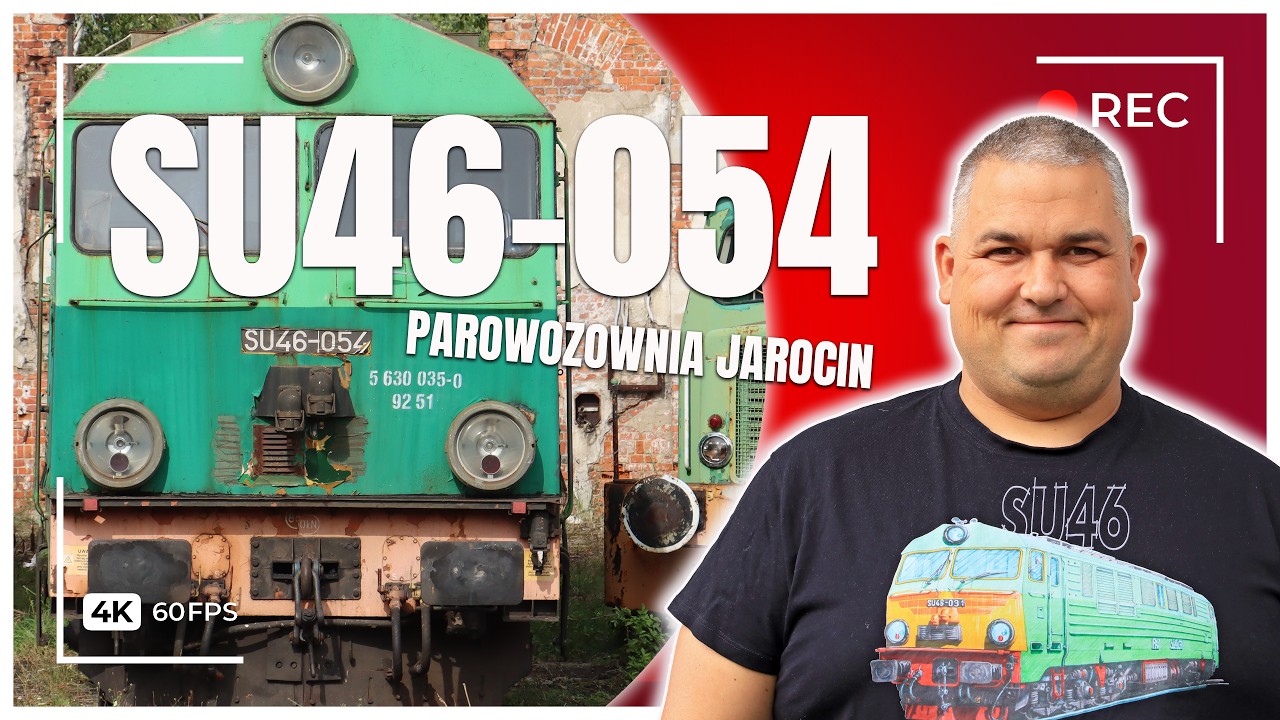 [4K] SU46-054 w Parowozowni Jarocin
