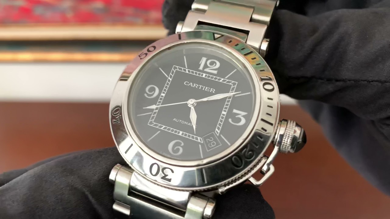 Pasha Seatimer Automatic Watch Stainless Steel 40