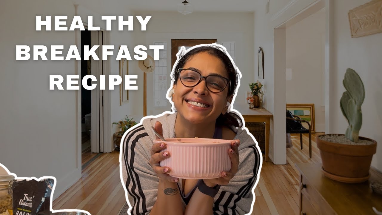 Healthy breakfast recipe / My fitness secret || Anupama Anandkumar 