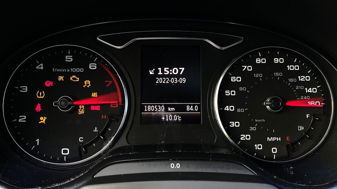 Audi A3 (8V) needle sweep activation