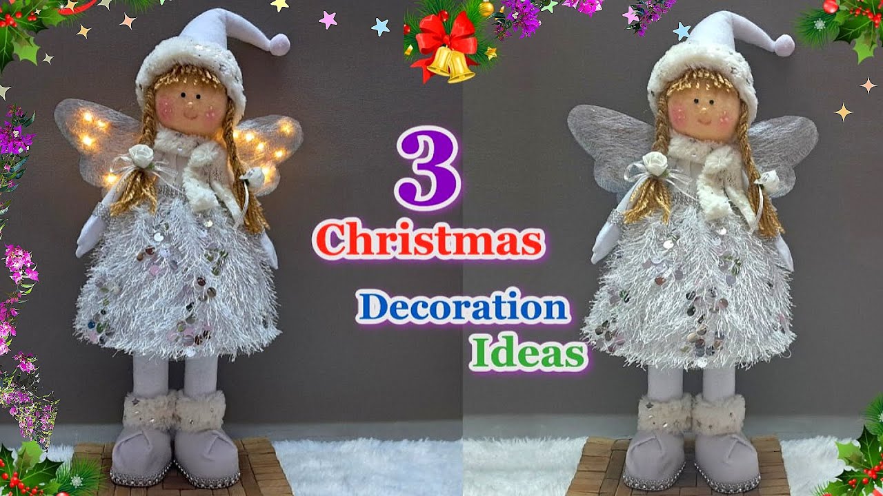 3 New Step By Step Christmas Decoration idea from Simple materials | DIY Christmas craft idea 08☃️