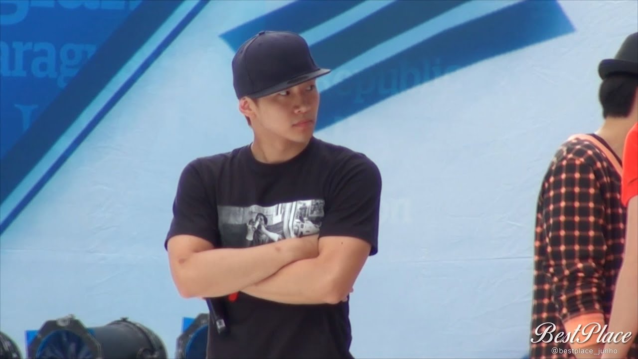 100626 월드컵 응원전 리허설 - Don't Stop Can't Stop (준호 focus)