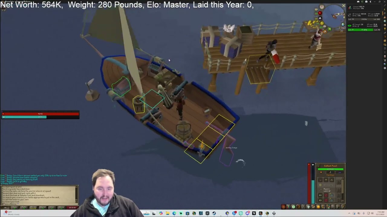 MY 1st 99 in OSRS SAILING.