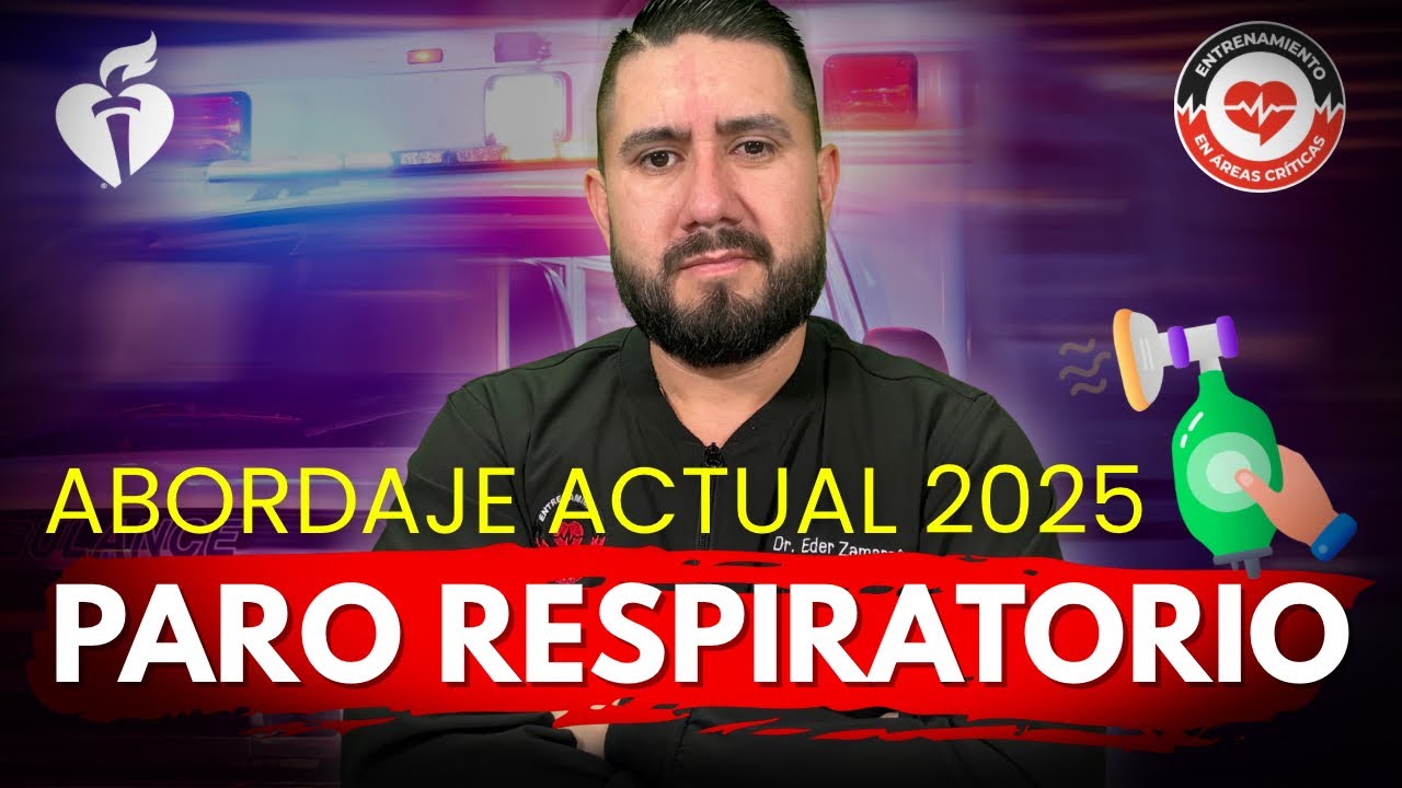 🚨 ALGORITMO Actual del PARO RESPIRATORIO y su Aplicación Clínica 🫁