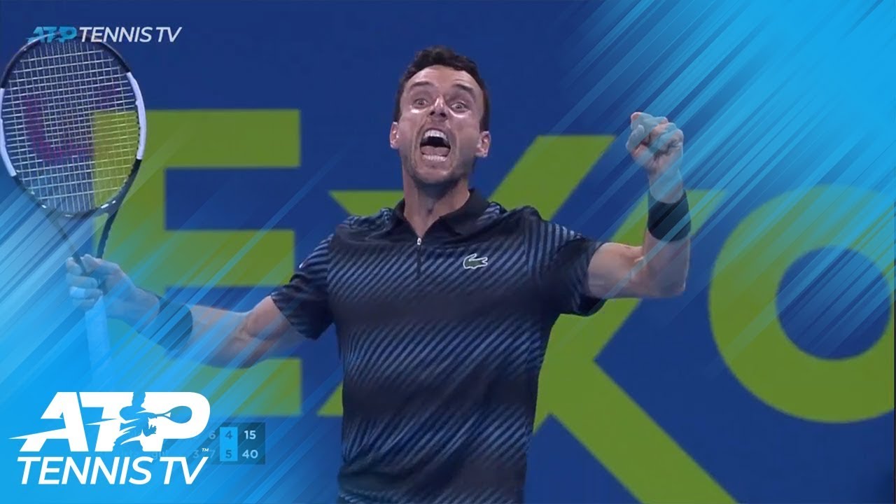 Bautista Agut beats Djokovic: Best Shots & Match Point | Doha 2019