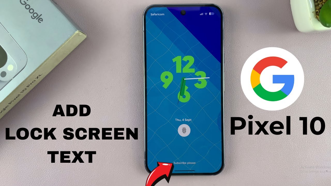 How To Add Text To Lock Screen On Google Pixel 10 Pro