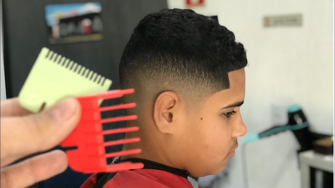 Degrade fácil e rápido-/ Fade feito Com apenas 2 Pentes  - Passo a passo