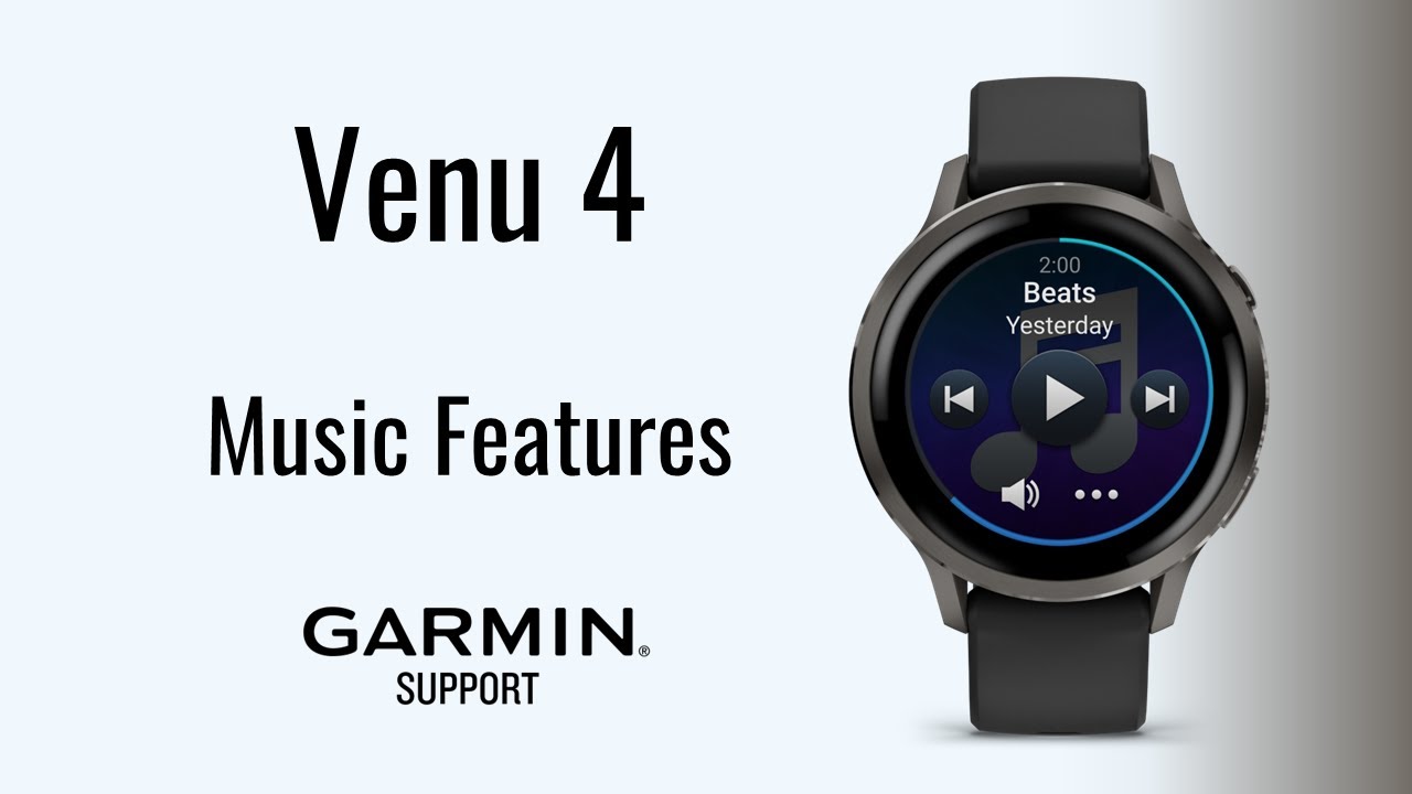 Venu&reg; 4 | Music Features | Garmin Support
