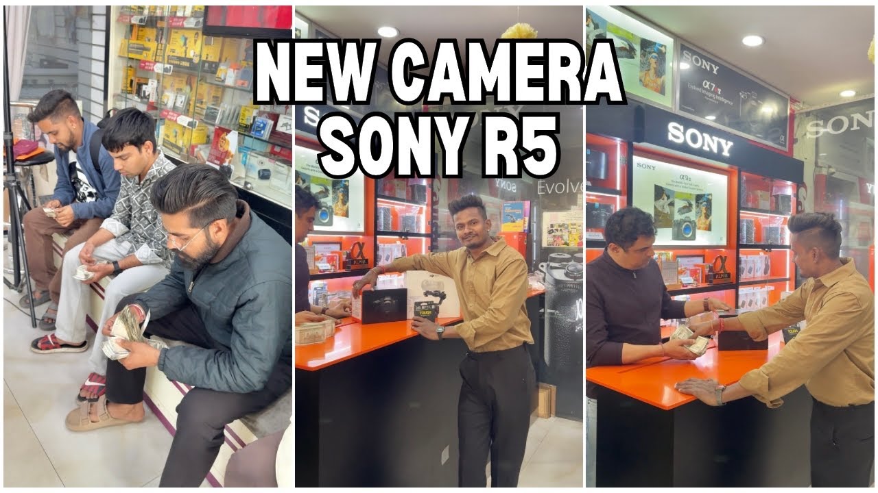 New camera Sony R5 or Gimbal RS5 kharid liya | 
