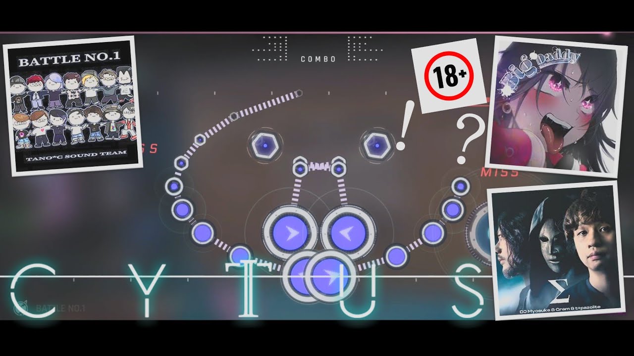 【Cytus II x HARDCORE TANOC VOL.III】BATTLE NO.1 ／Big Daddy／Σ（CHAOS 15／15／15+）[Charts Review]