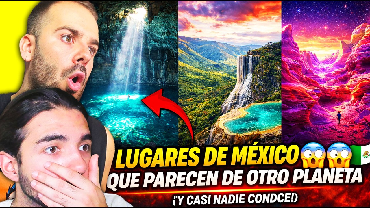 7 lugares de MÉXICO 🇲🇽 que CASI NADIE CONOCE *parecen de otro planeta*