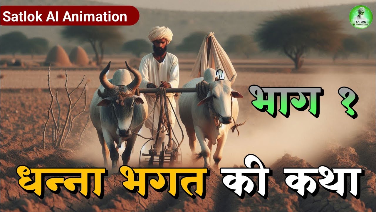 Dhanna Bhagat ki Katha PART 01 || 2D Ai Animation || Satlok AI Animation ||........