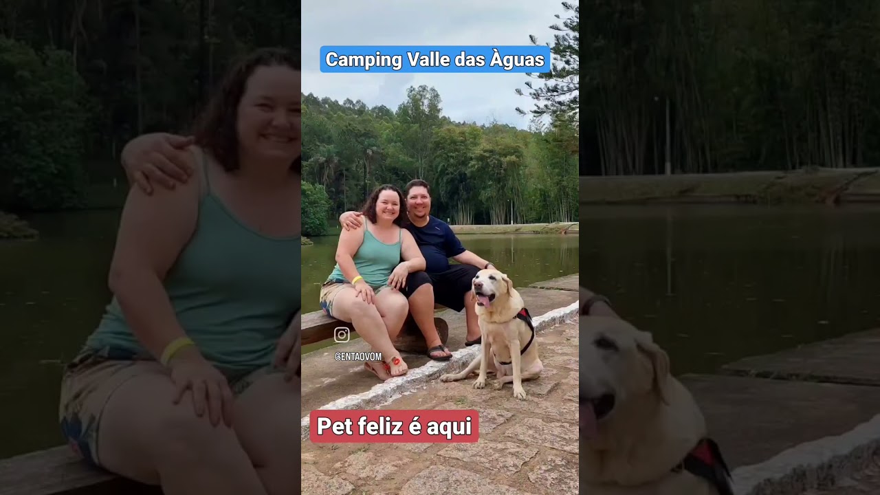 Camping Valle das &Aacute;guas &eacute; pet FRIENDLY o melhor#shorts #acampar #camping