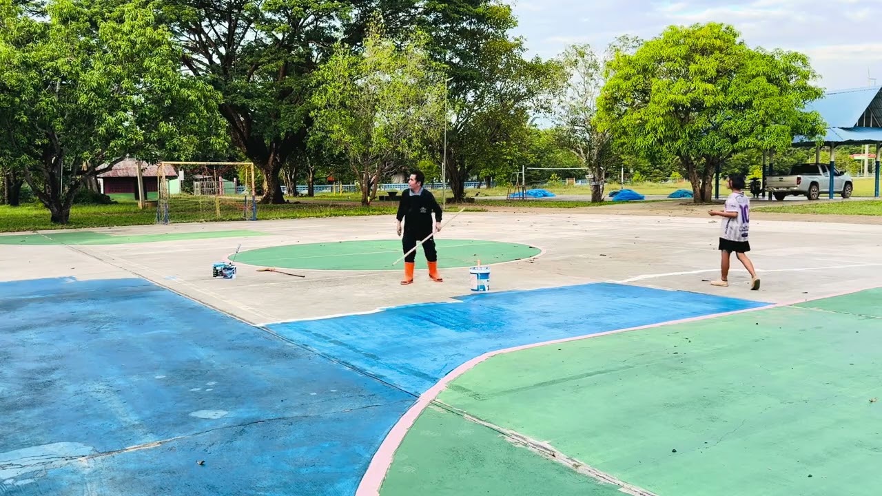 ทาสีสนามฟุตซอล EP-11