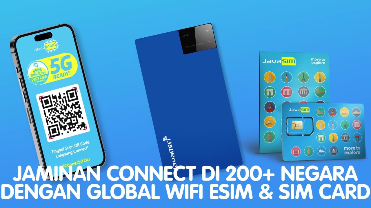 Global Wifi , eSIM & SIM Card International by JavaMifi #antisusahsinyal