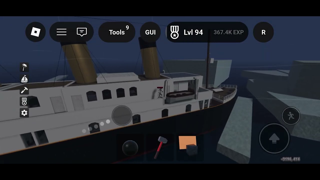 The Titania (Sail and sink simulator)