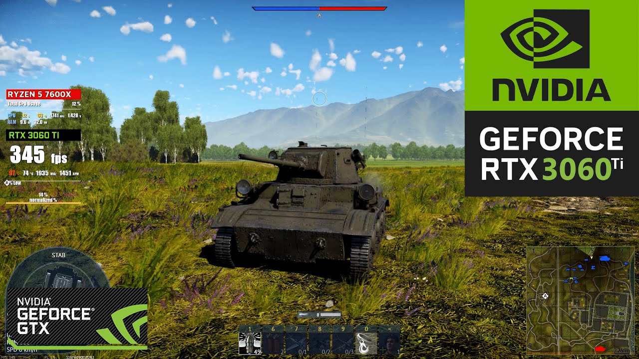 War Thunder : RTX 3060 Ti | Maximum Settings 1080p |