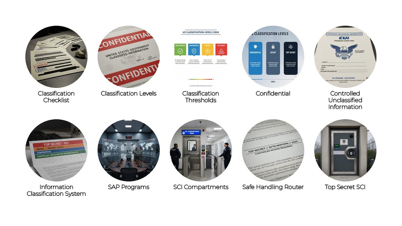 All Core U S  Classification Levels And Access Markings Explained CUI, Confidential, Secret, Top Sec