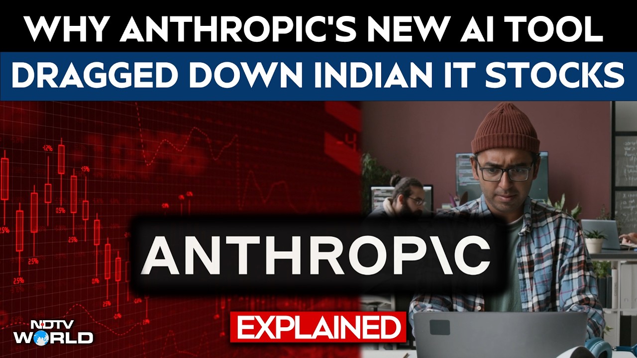 Anthropic Ai IT Stocks | Why Anthropic's New AI Tool Dragged Down Indian IT Stocks