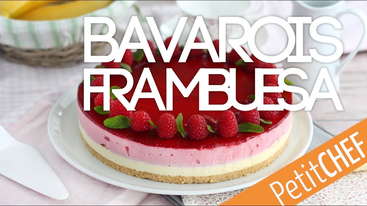 Bavarois de frambuesa y chocolate blanco | Petitchef