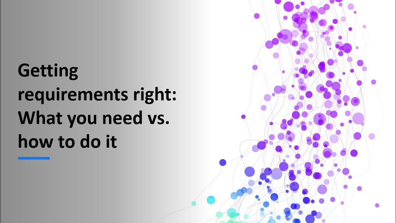 Objective Requirements vs. Solution Implementation