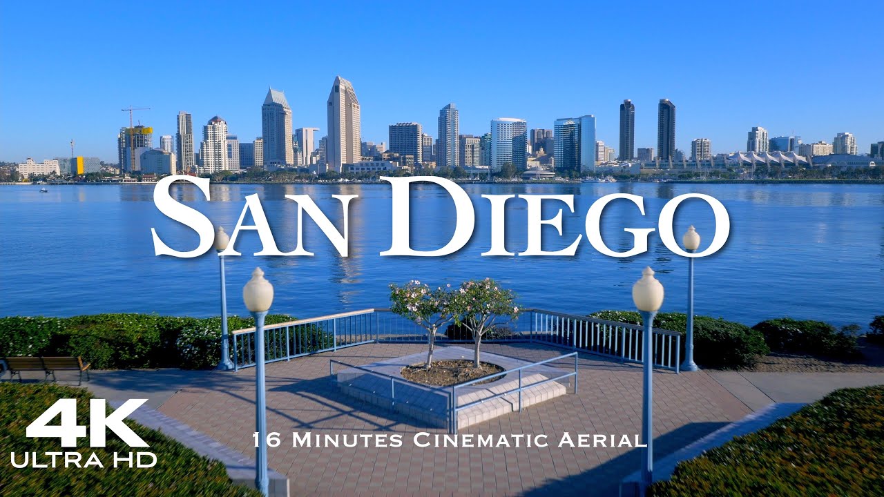SAN DIEGO 🇺🇸 Drone Aerial 4K California | USA United States of America