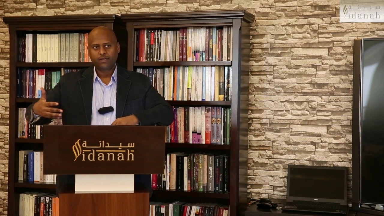 محاضرة حديث حول الرواية مع الروائي : حجي جابر