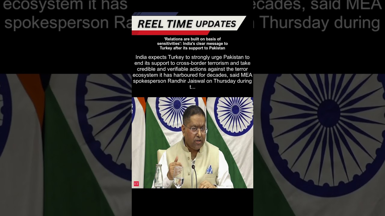 India-Pakistan Diplomatic Row Escalates | India Sends Strong Message to Turkey