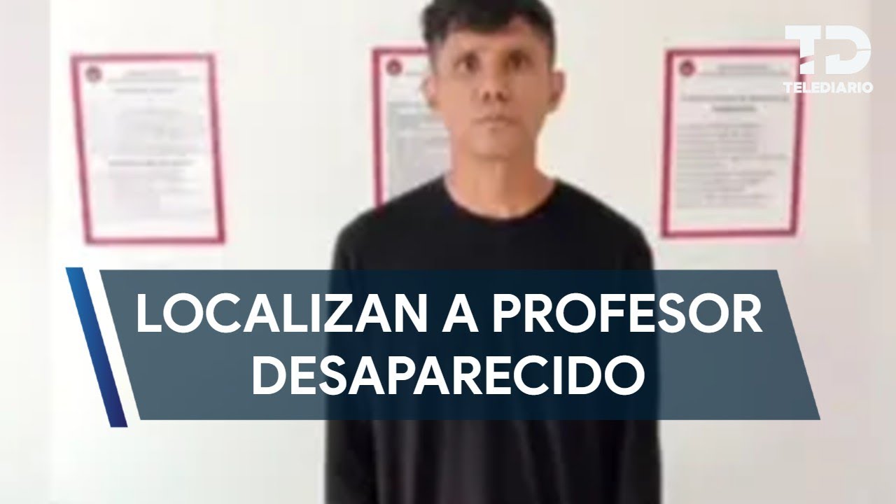 Tras 2 semanas desaparecido en NL, Leonardo Escobar profesor de Puebla es localizado con vida