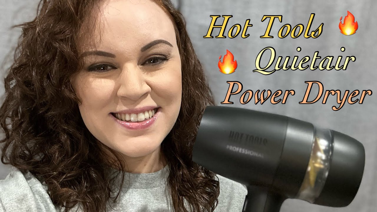 Hot Tools Quietair Power Dryer Unboxing/BlowDry Tutorial/Review