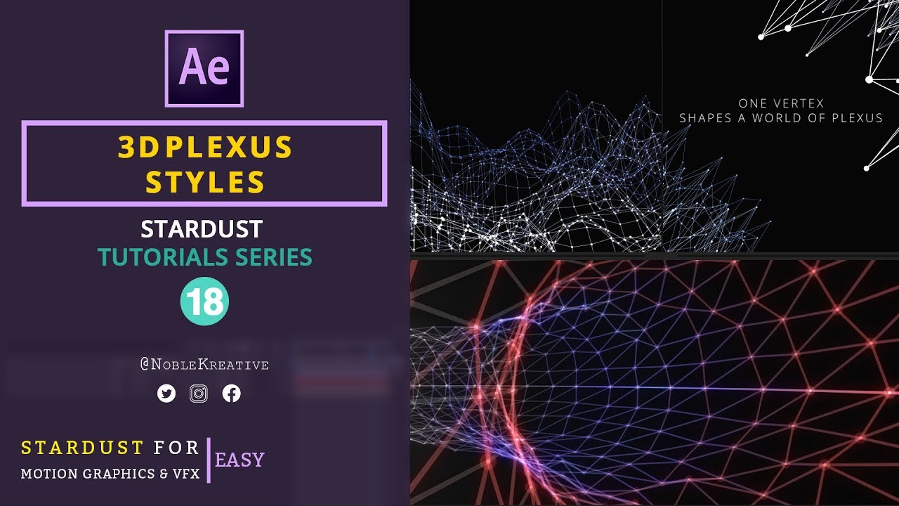 3D Plexus Styles Effects in After Effects