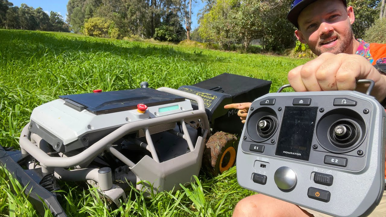 Remote Control Lawn Mower - Mowrator S1 2wd Review