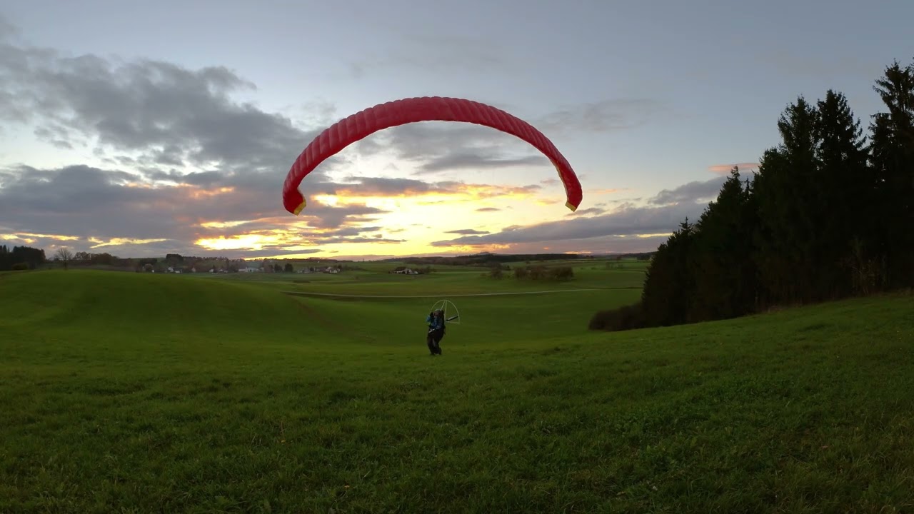 Erstflug elektrische Aufstiegshilfe Gleitschirm (Impress 3 Bastelprojekt)