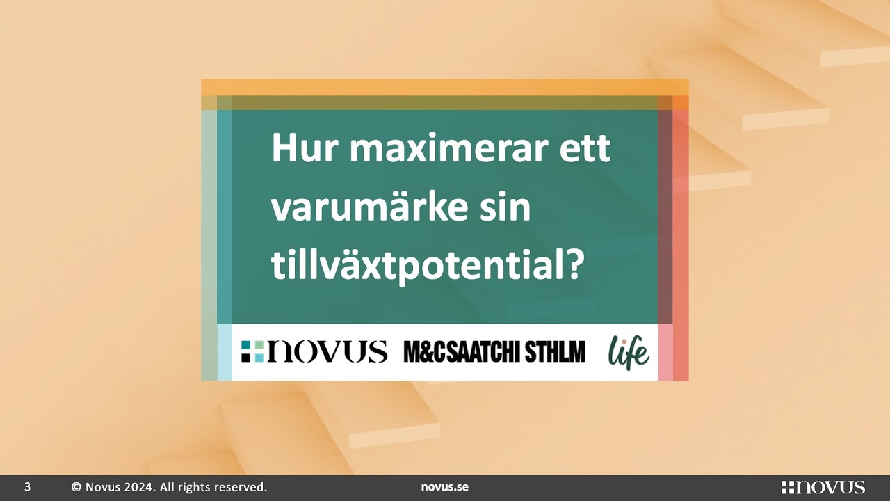 Frukostseminarium om marknadsstrategi; hur hittar man tillväxtpotentialen?