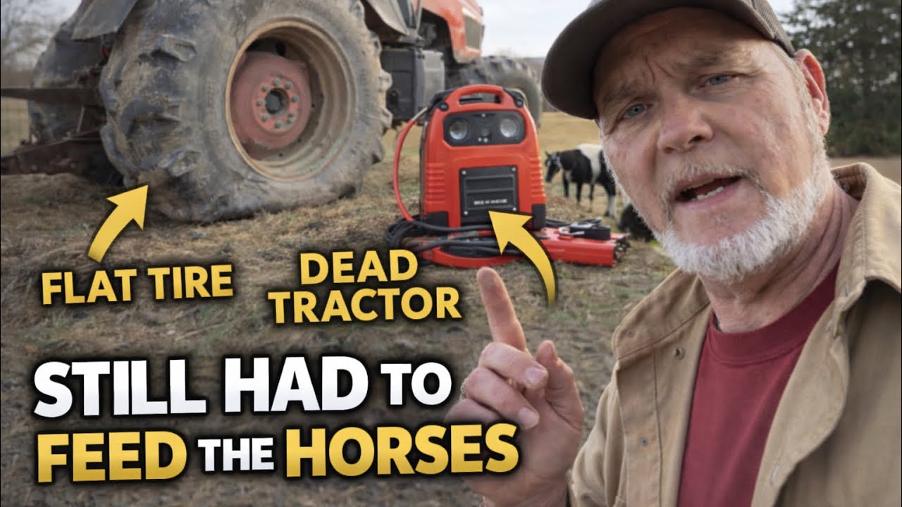 Farm Life Afternoon - Tractor Troubles, Feeding Horses