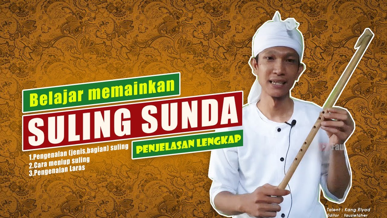 #Belajar suling sunda | lengkap dijamin bisa - how to play sundanesse flute