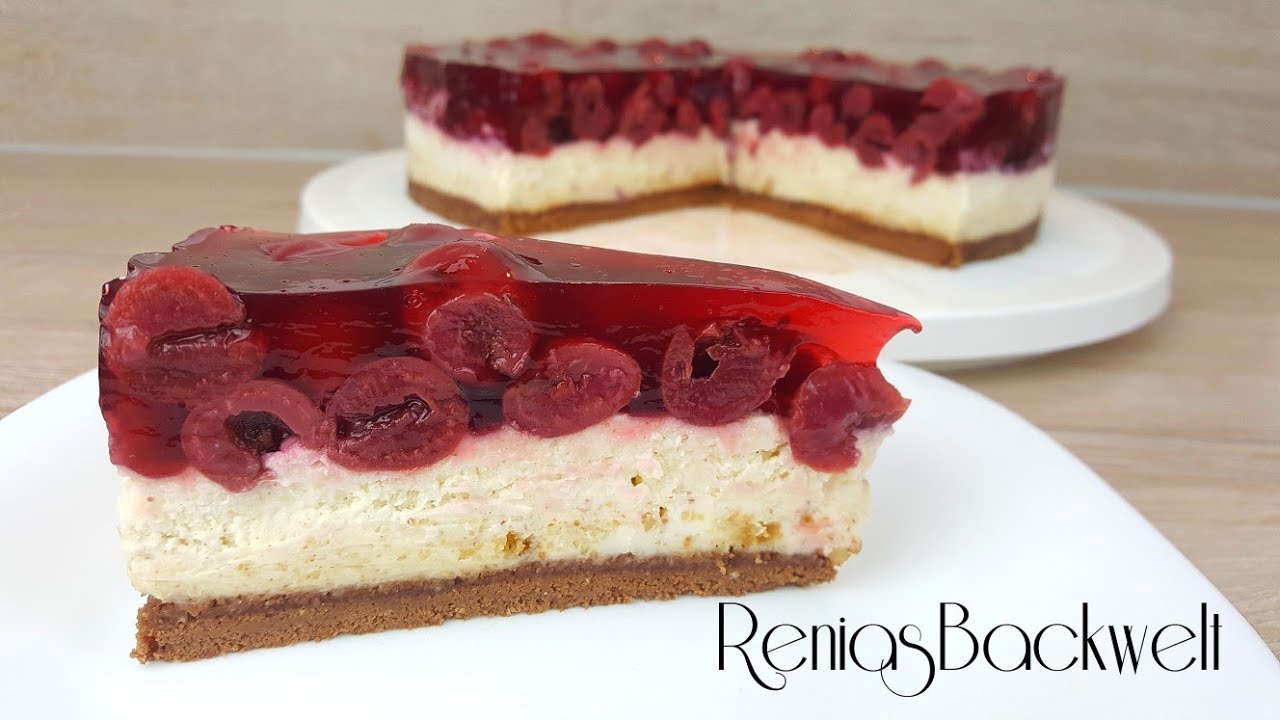 Einfache Kirsch Nutellatorte ohne backen WAHNSINNIG lecker