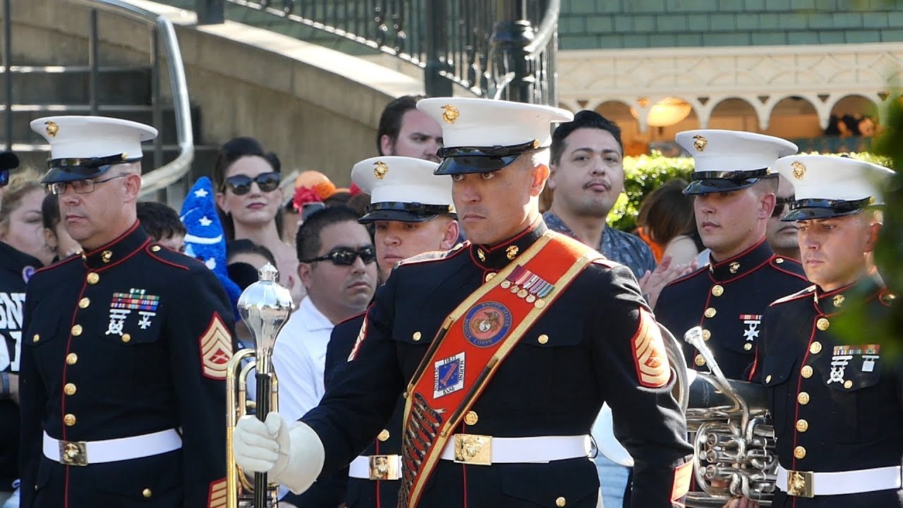 Flag Retreat Ceremony Disneyland - Memorial Day