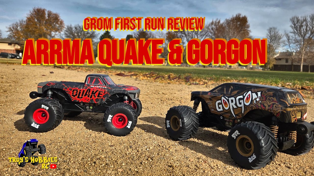 Arrma Quake & Gorgon Groms: Обзор первого запуска