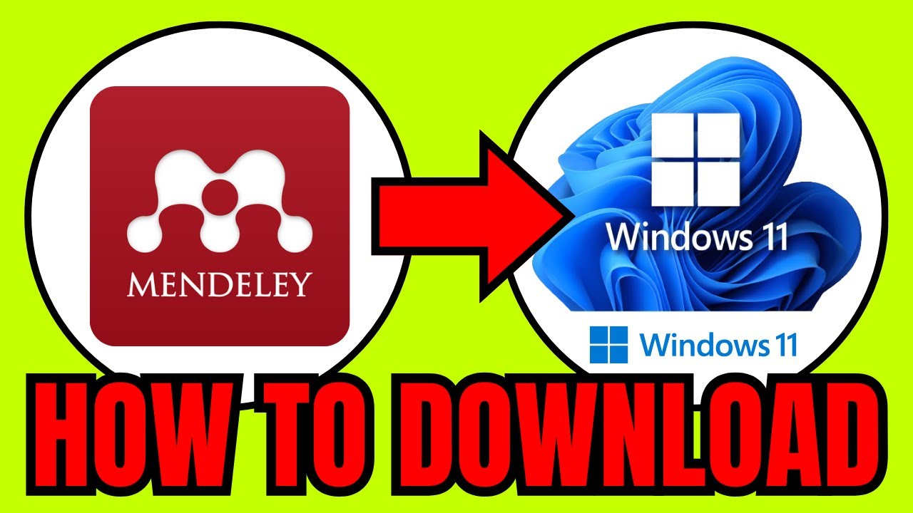How To DOWNLOAD Mendeley Desktop For Windows 11 (QUICK & EASY) 2026