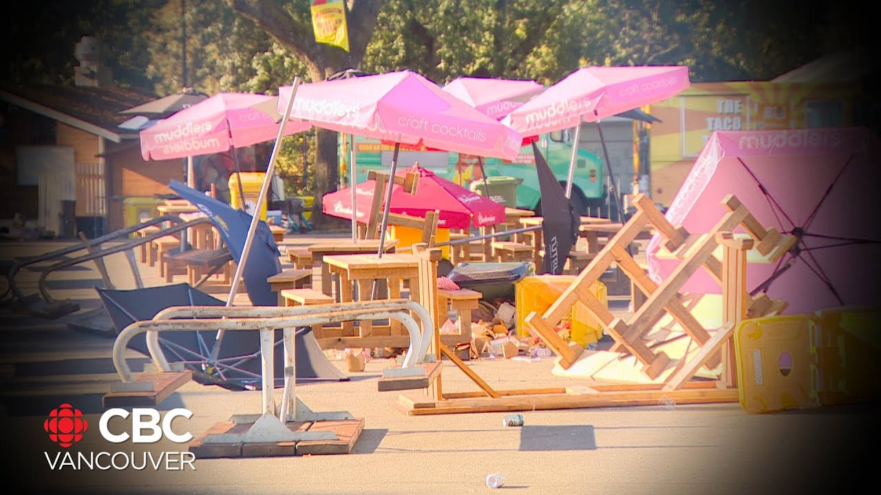 Riot at the PNE amphitheatre