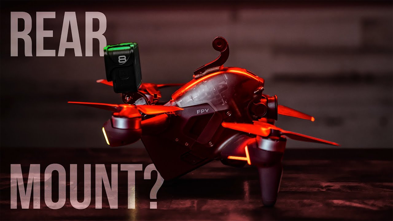 DJI FPV GoPro Mount - Rear Mount and DIY Tutorial!