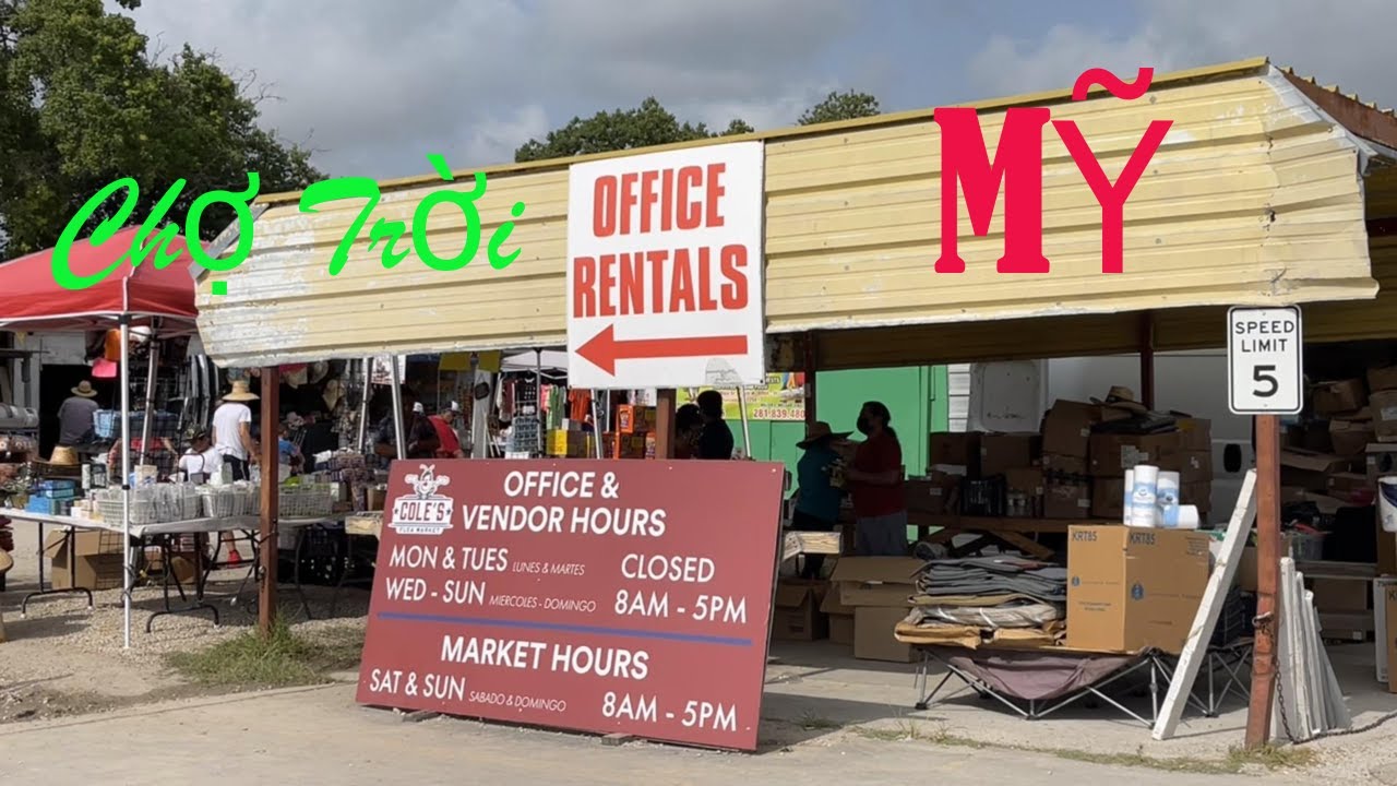 Chợ Trời Ở Pearland, Texas | Cole's Antique Village & Flea Market