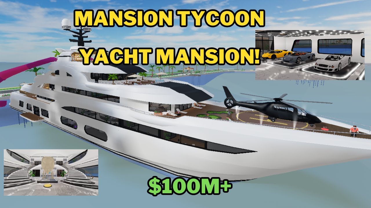 Mansion Tycoon : Building YACHT Mansion! ($128M)